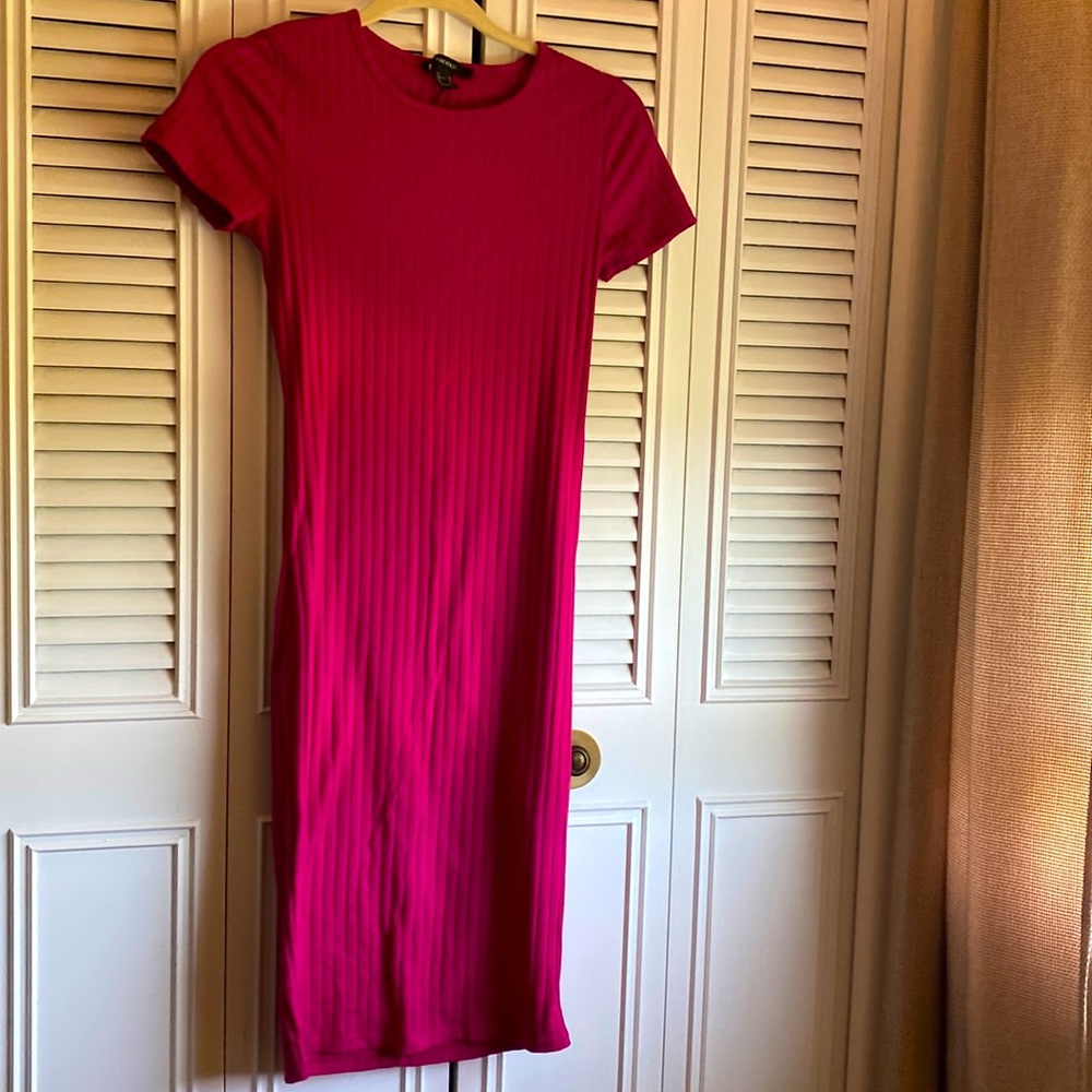 F21 ribbed midi dress